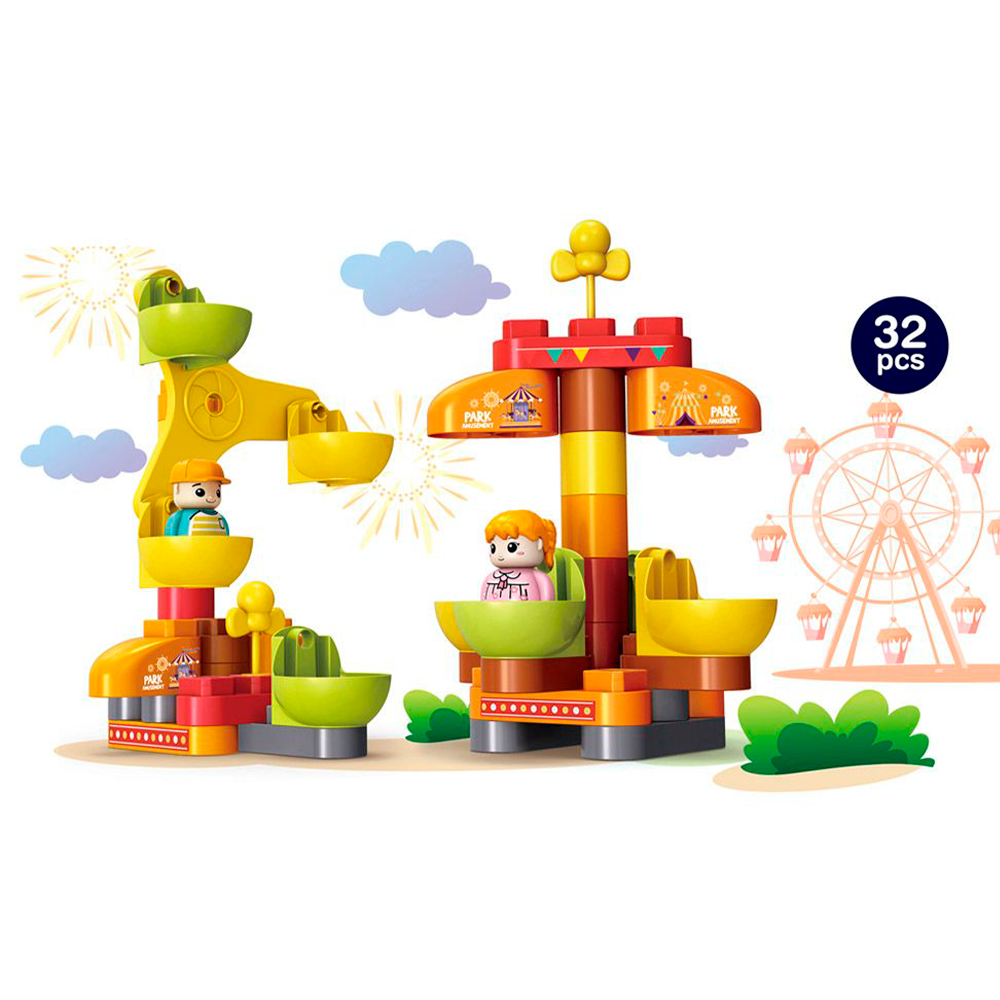 BLOCKS WORLD PARQUE DE DIVERSIONES 2 EN 1- CUTE KOALA - IRION Juguetería - BLOCKS WORLD PARQUE DE DIVERSIONES 2 EN 1- CUTE KOALA - IRION Juguetería -